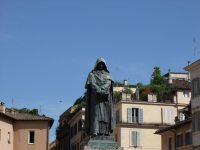 Campo dè Fiori, monumento a Giordano Bruno